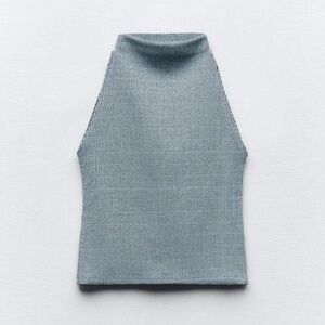 ZARA Shiny halter top